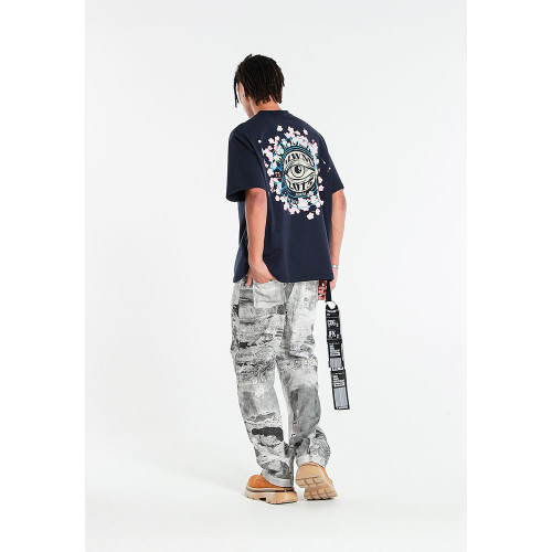 MWM Unisex κοντομάνικη μπλούζα Embroidered Eye Almond Blossom Tee